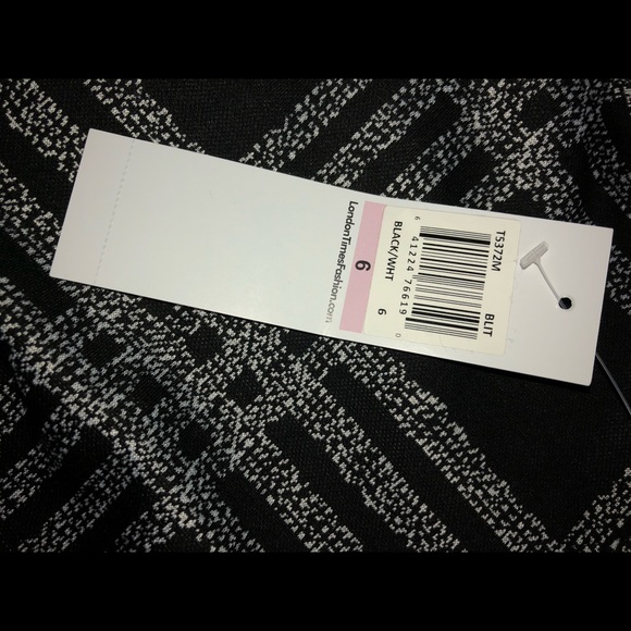 NWT London Times Plaid Dress - Picture 6 of 7